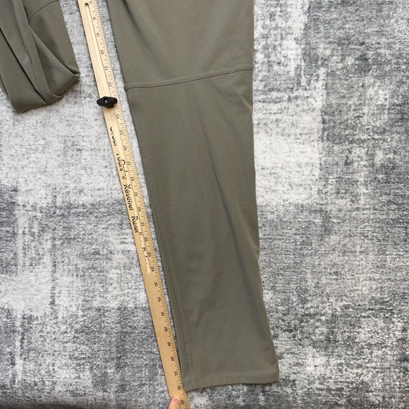 Lululemon ABC Pants Mens 32x32 Taupe Khaki Performance Chino Commute Reflective - Picture 8 of 9